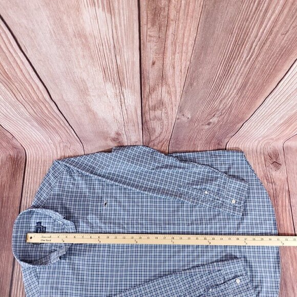 Vineyard Vines Performance Mens Large Classic Fit Tucker Shirt Blue Button Down - Picture 9 of 10